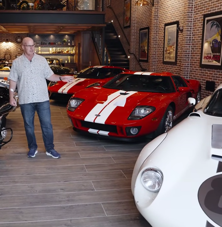 UNSEEN Garage Tour including Gurney Ford GT's + MORE!