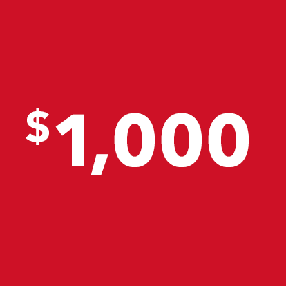 $1000 Donation