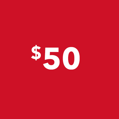 Load image 1 in gallery view. $50 Donation